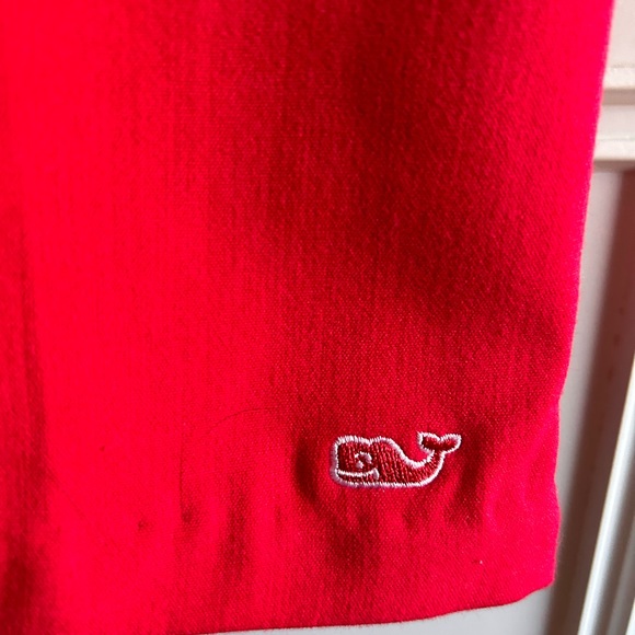 Vineyard Vines girls red ruffle sleeve dress size xl - Picture 2 of 6